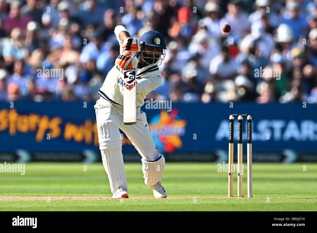 Edgbaston Birmingham UK 2nd July 2025 Ravindra Jadeja Of India edgbaston-birmingham-uk-2nd-july-2025-ravindra-jadeja-of-india