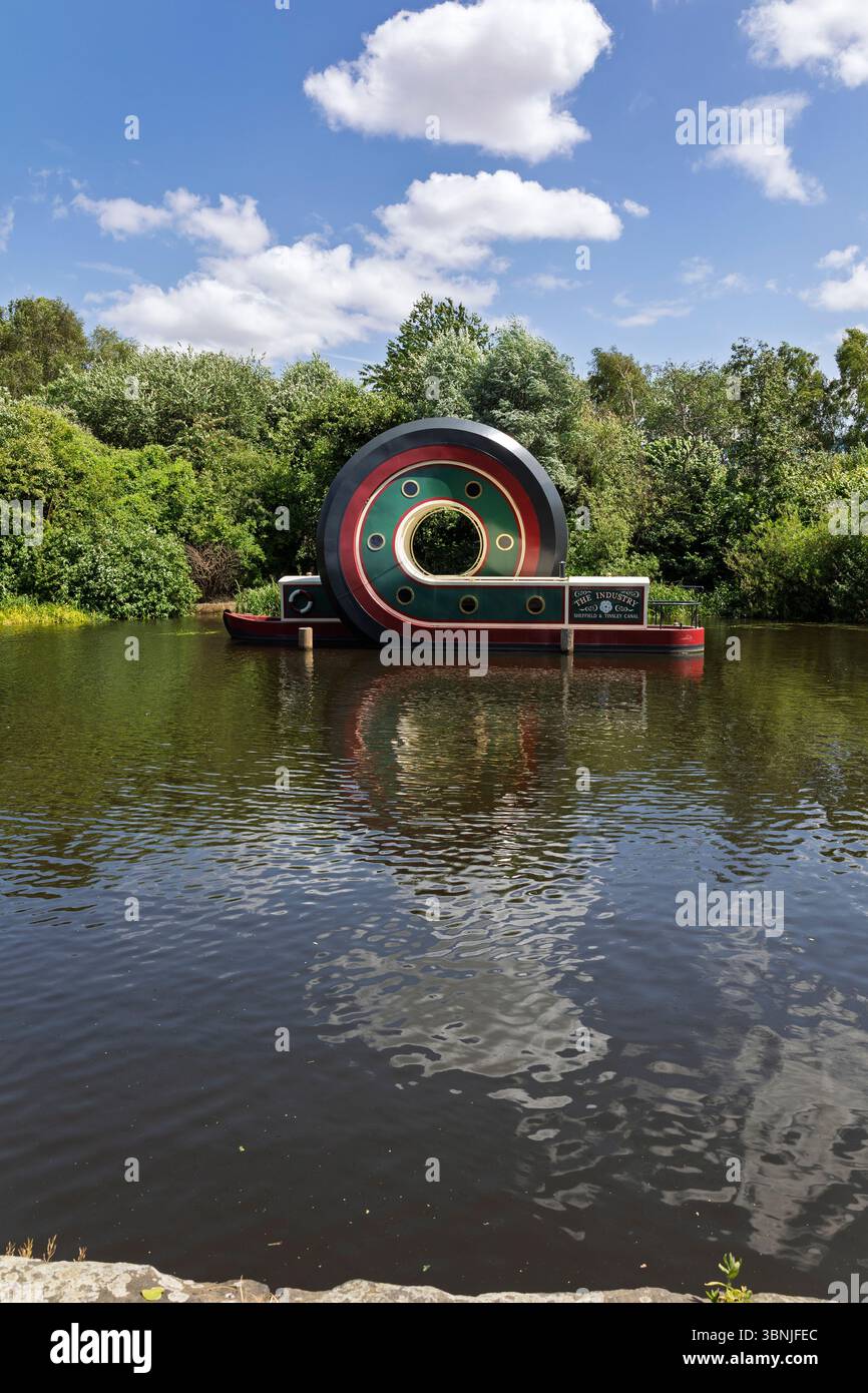 The Looping Boat by British artist Alex Chinneck celebrates Sheffield’s ...