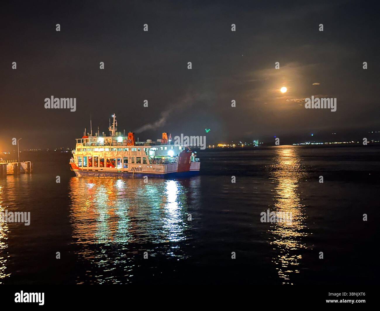 Indonesia. 03rd July, 2025. File photo of a passenger ferry crossing ...