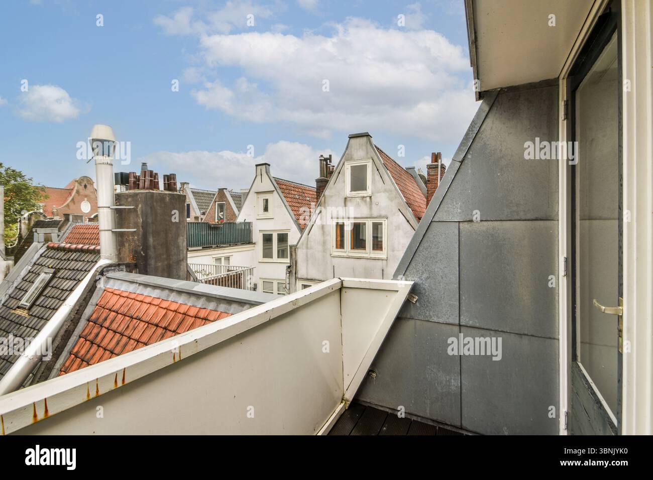 Enjoy a charming rooftop view of traditional European architecture ...