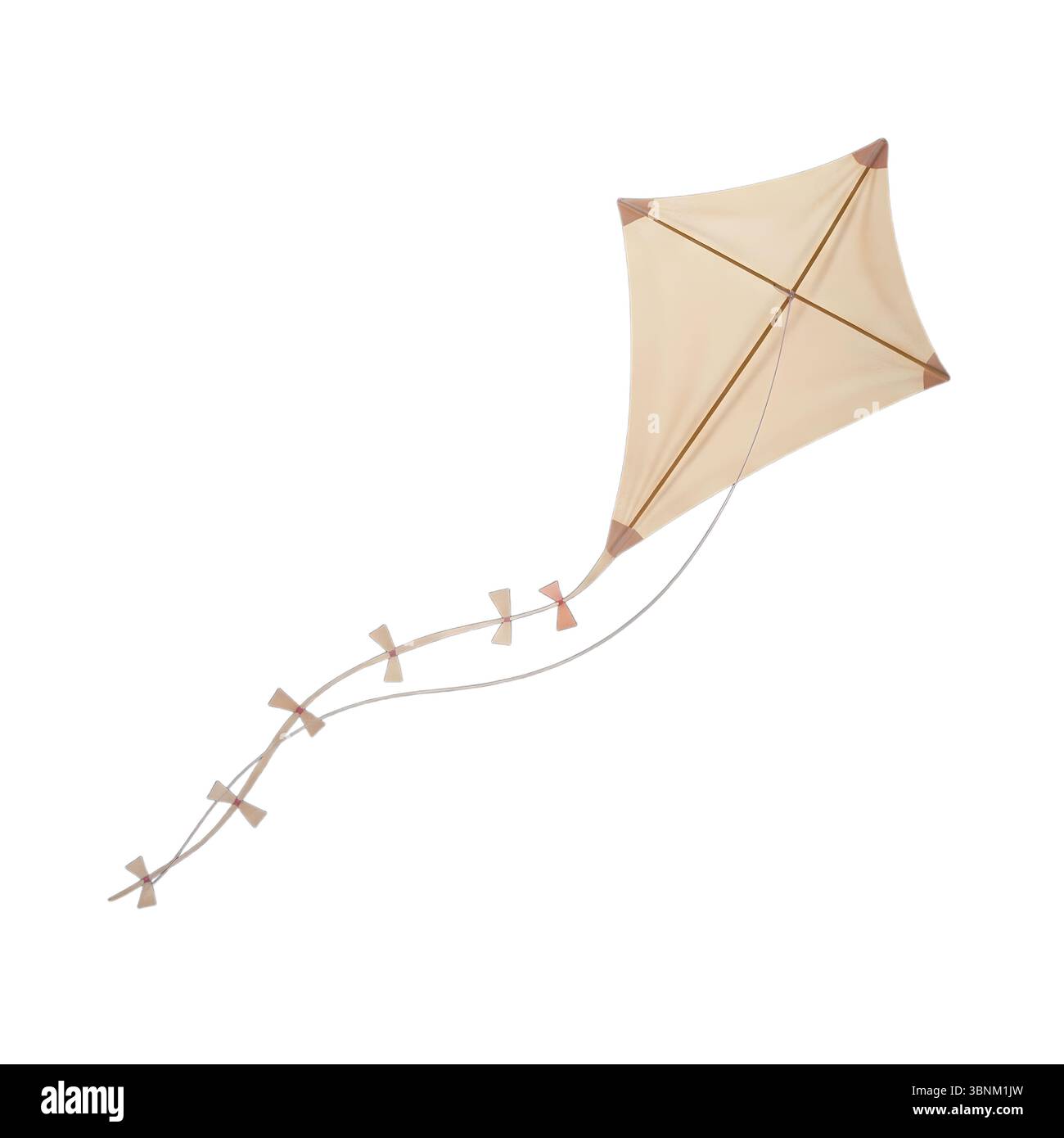 kite minimalist 3D rendering in a soft and smooth renderer Stock Photo
