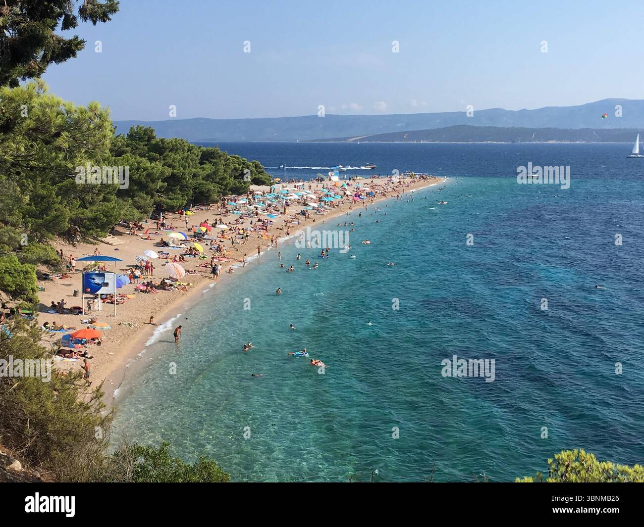 Scenic views of Bol on Brač island showcase stone-built town, historic ...
