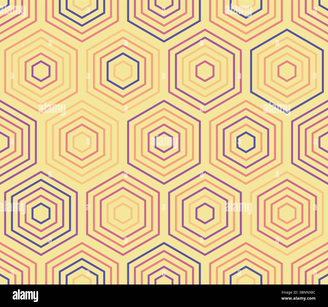 Honeycomb background. Hexagon stacked mosaic cells. Large hexagons ...