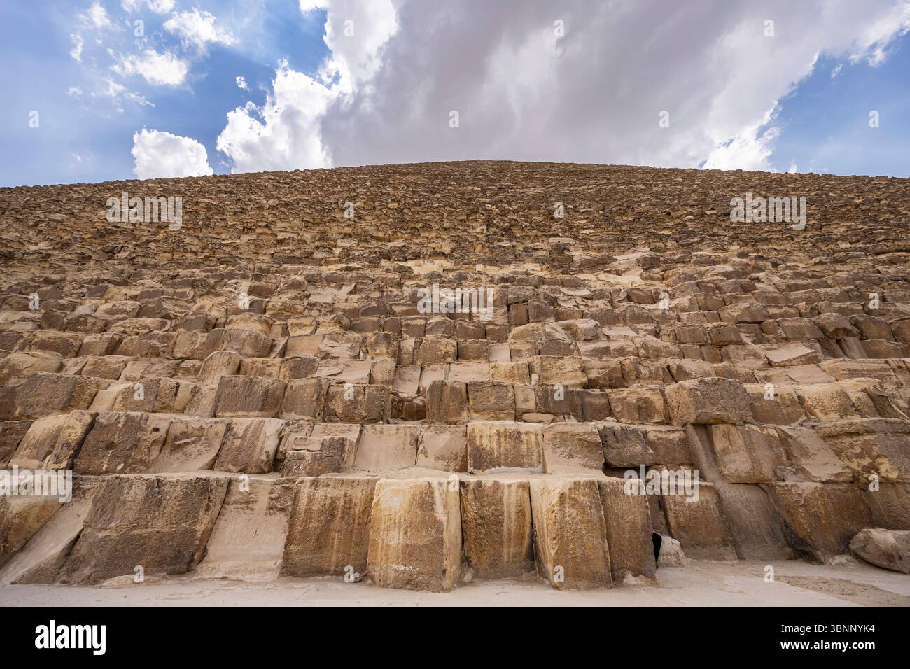 The great pyramids of Giza, great pyramid of Khufu, massive stone ...