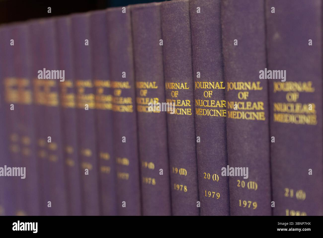 Archival "Journal of Nuclear Medicine" volumes Stock Photo