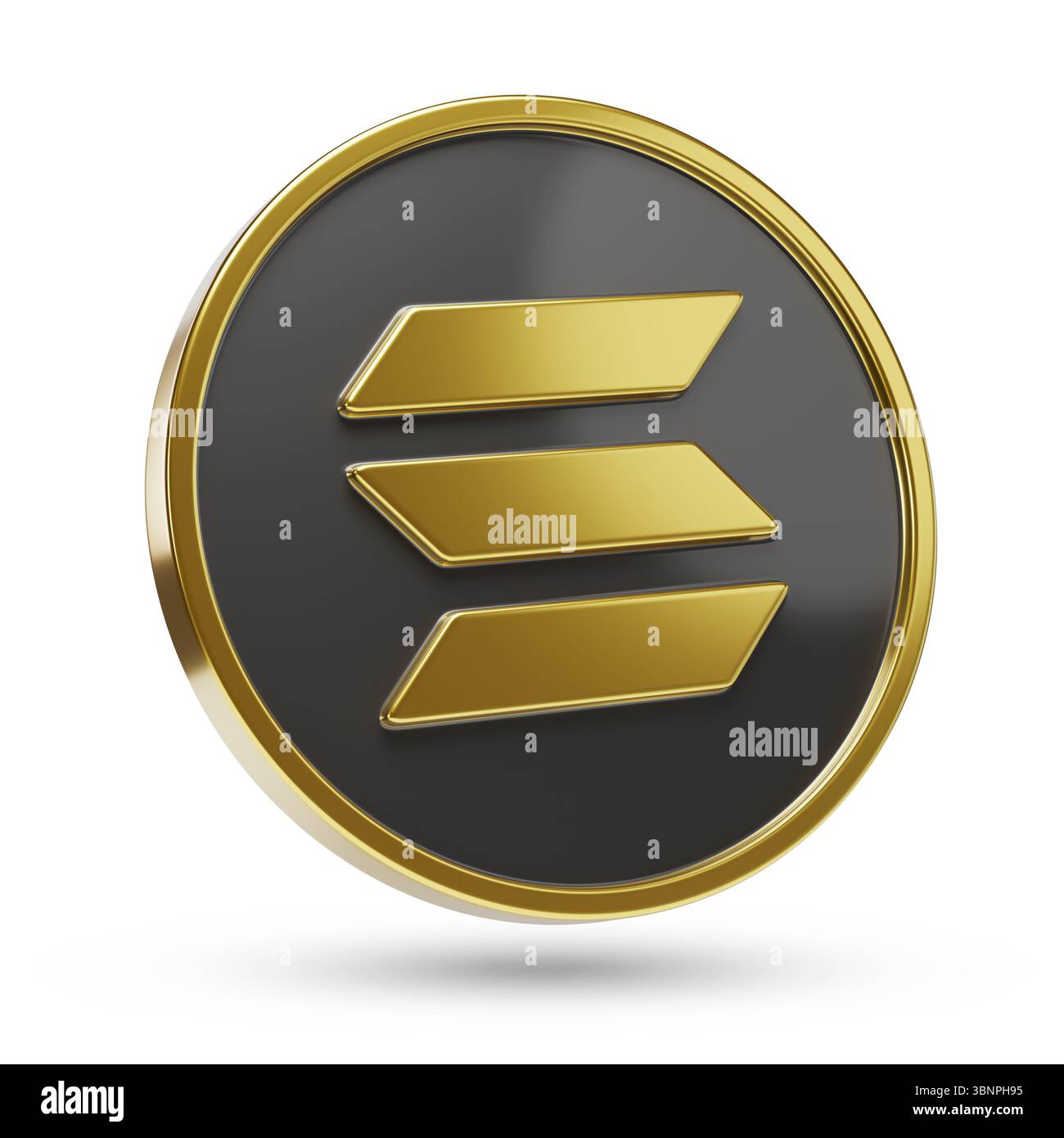 Solana coin Cut Out Stock Images & Pictures - Alamy