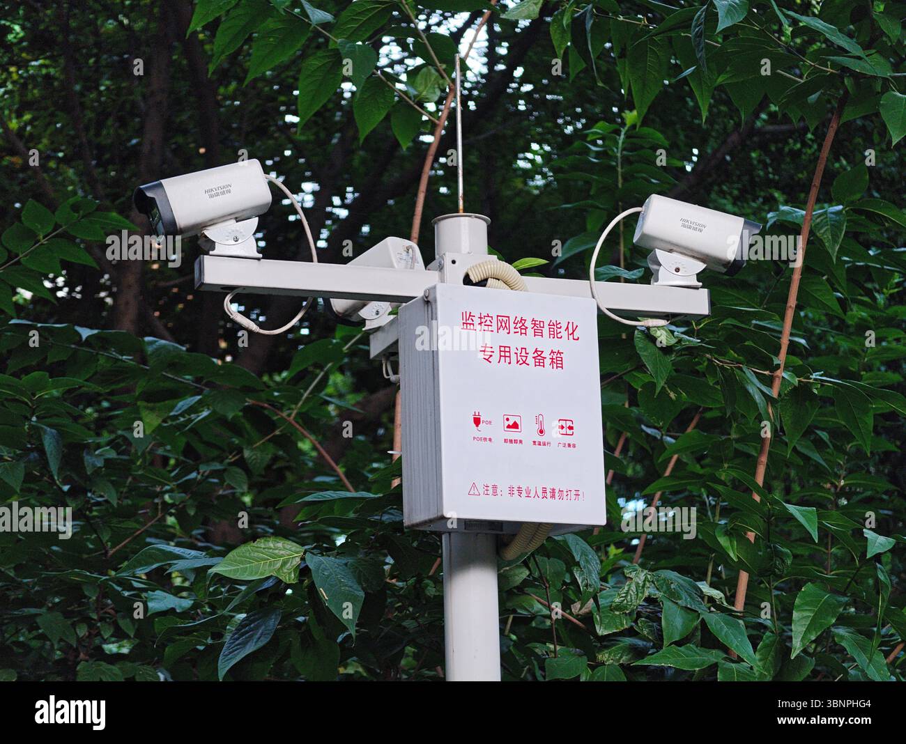 Monitoring networked intelligent camera equipment in Chongqing, China ...