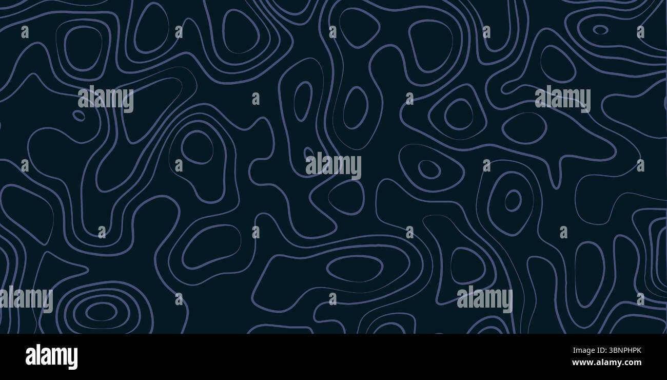 Intricate topographic lines create a dynamic background design with ...