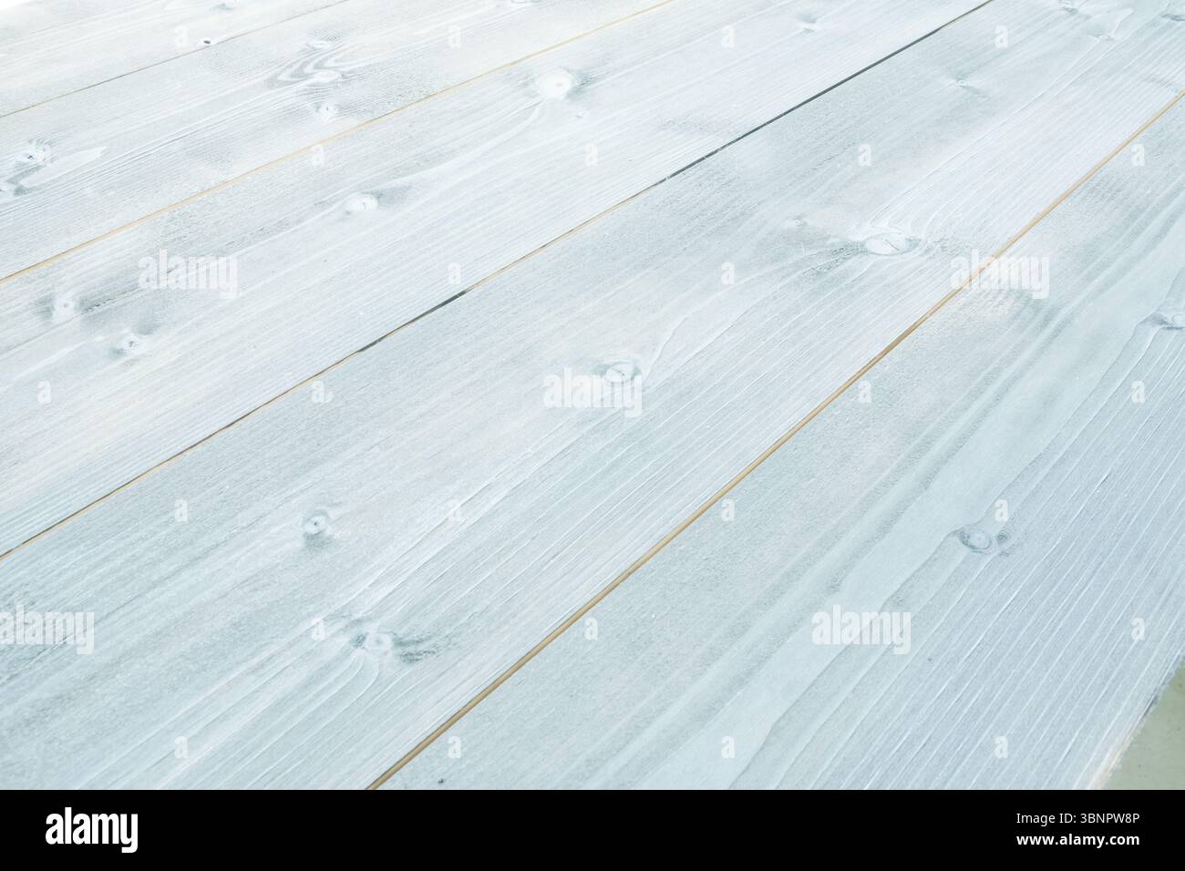 Bleached wooden planks background Stock Photo