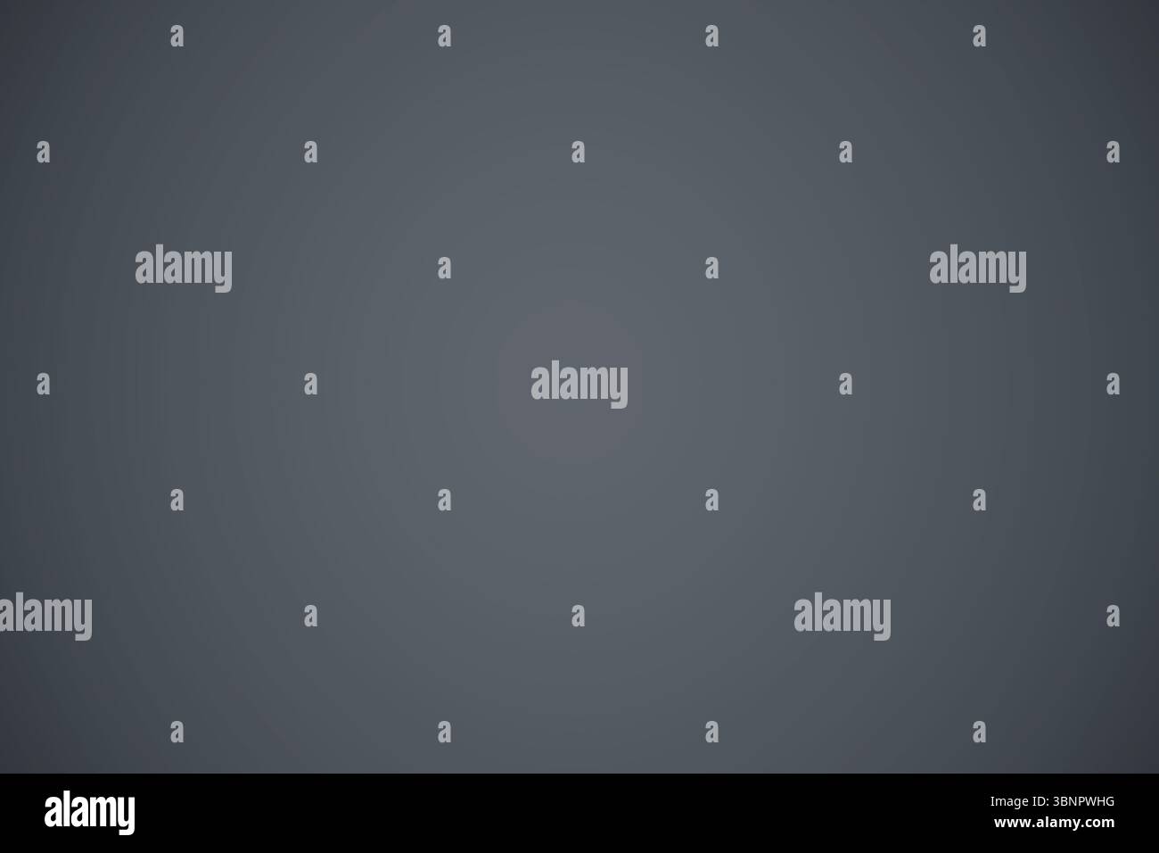 Subtle radial gradient is being shown on smooth uniform grey surface in flat design Stock Photo