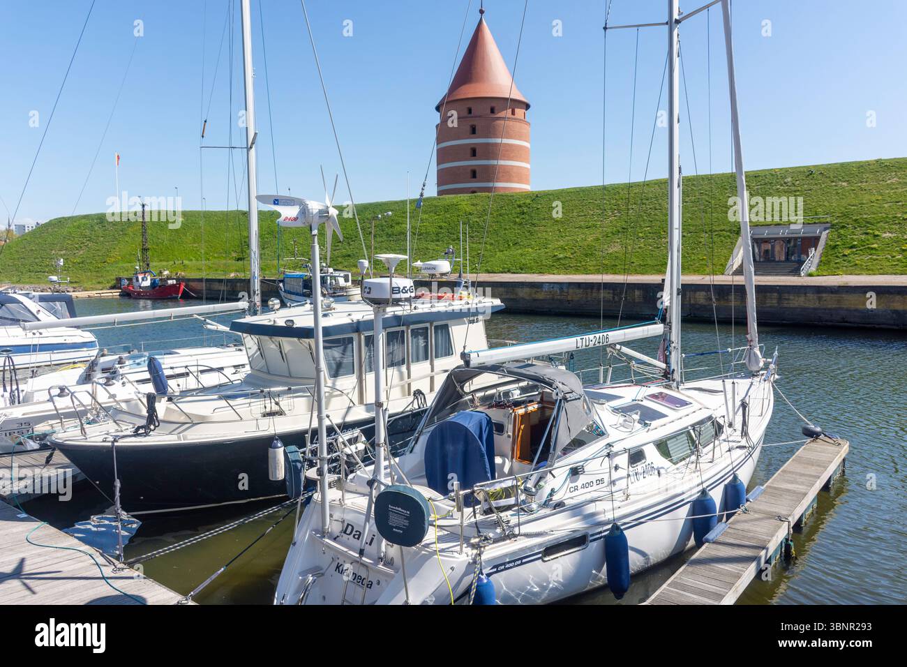 Boats in Castle Marina (Klaipėdos pilies uostas), Pilies gative, Port ...