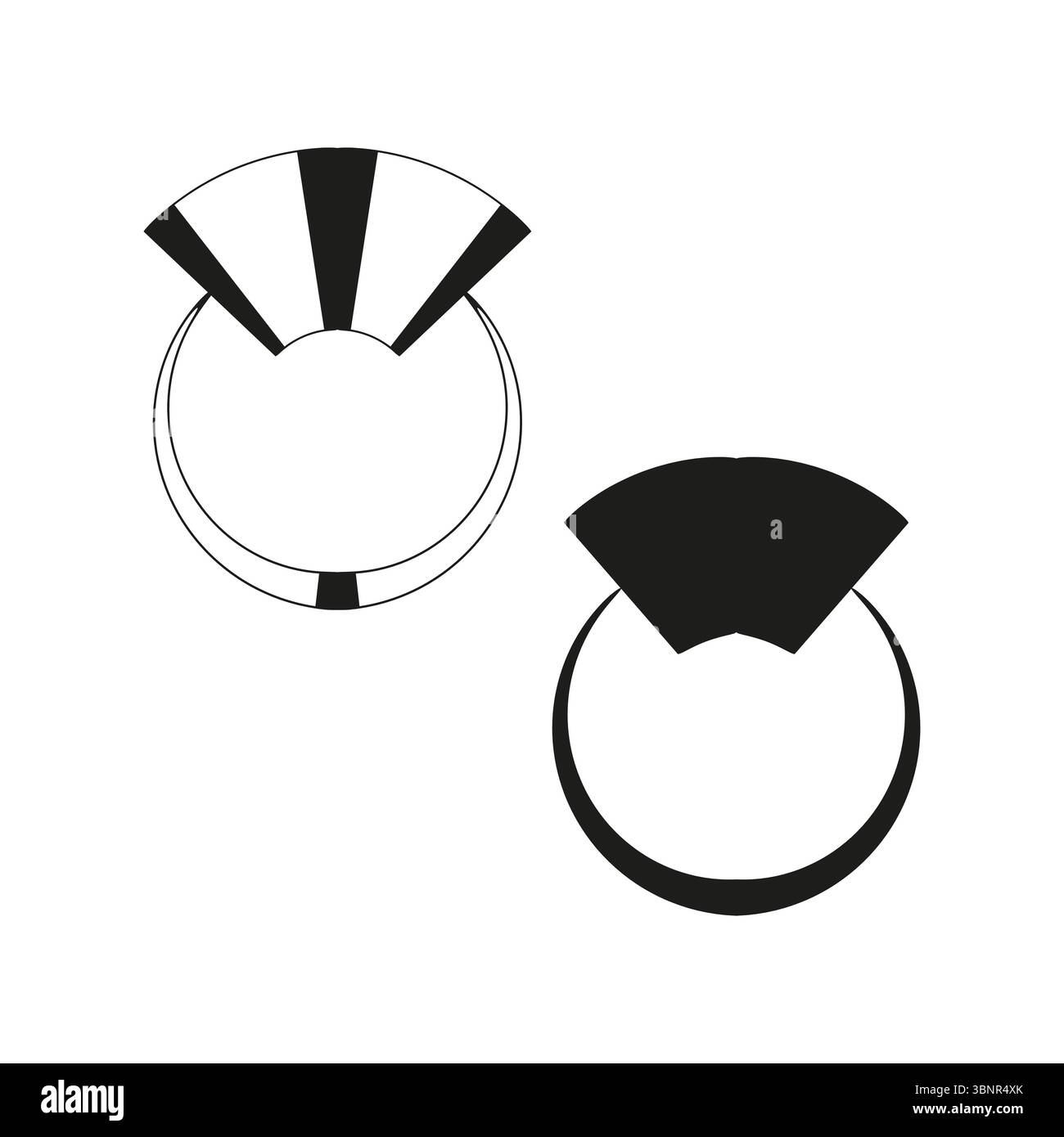Loading ring icon. Segment gauge symbol. Circular progress Vector. Abstract round artwork. Stock Vector