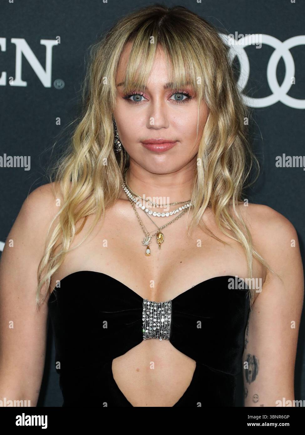 (FILE) Miley Cyrus to receive star on the Hollywood Walk of Fame in 2026. Miley Cyrus was among 35 honorees announced on Wednesday, July 2, 2025 by Eugenio Derbez and Richard Blade. LOS ANGELES, CALIFORNIA, USA - APRIL 22: American singer, songwriter, and actress Miley Cyrus wearing Saint Laurent arrives at the World Premiere Of Walt Disney Studios Motion Pictures and Marvel Studios' 'Avengers: Endgame' held at the Los Angeles Convention Center on April 22, 2019 in Los Angeles, California, United States. (Photo by Xavier Collin/Image Press Agency) Stock Photo