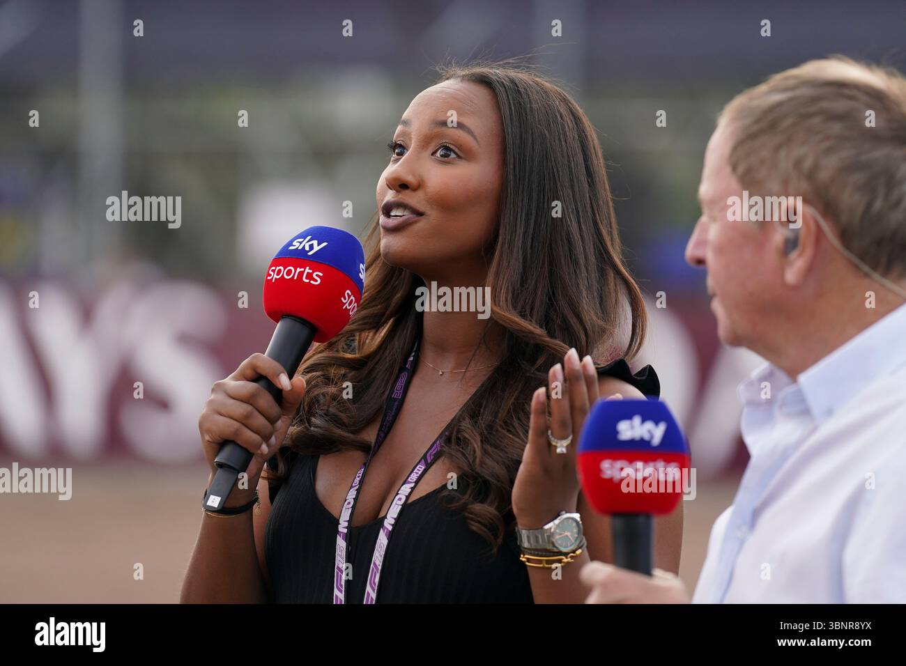 Sky Presenter Naomi Schiff during Media Day at the QATAR AIRWAYS ...