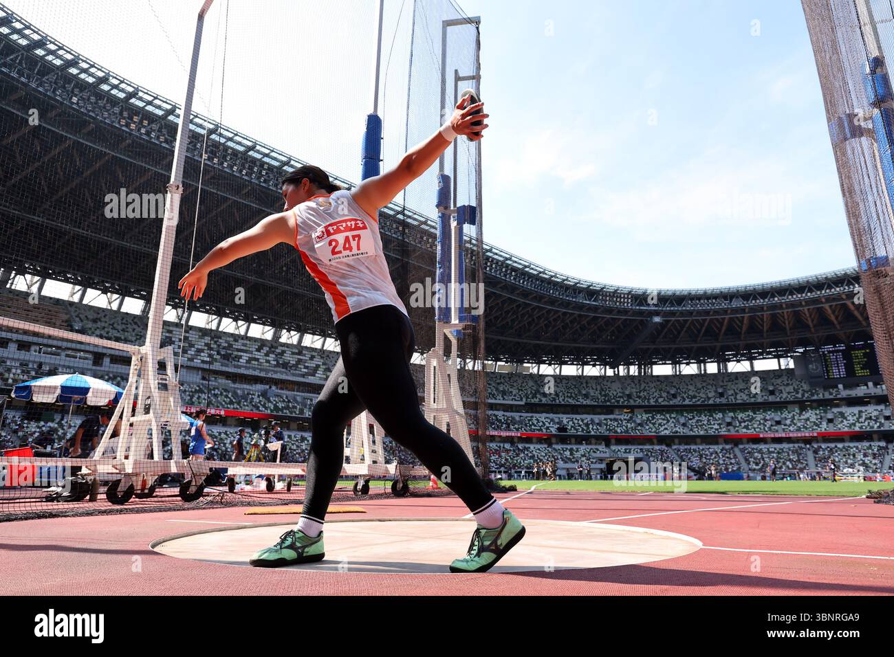 Japanese Discus Tokyo, Japan. 4th July, 2025. Maki Saito Athletics : The 109th Japan ...