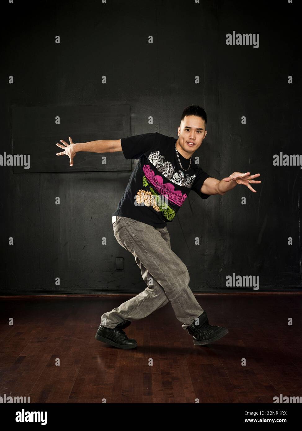 Male breakdancer Stock Photo