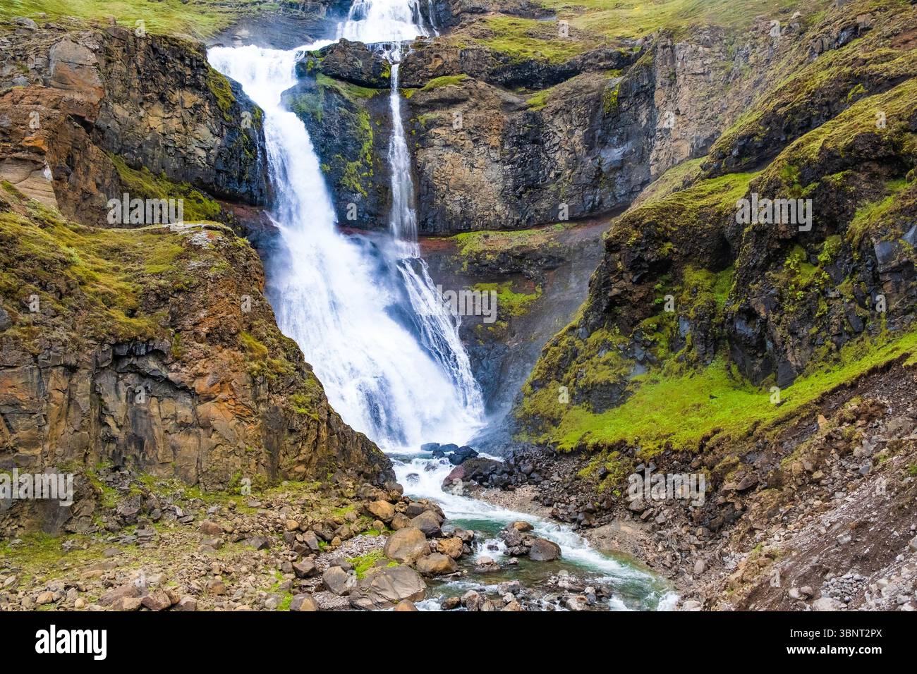 Hanging valley waterfall hi-res stock photography and images - Alamy