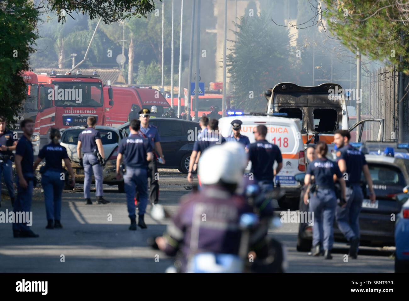 Gpl Explosion casilino esplosione pompa di benzina esplosione della cisterna di Gpl ...