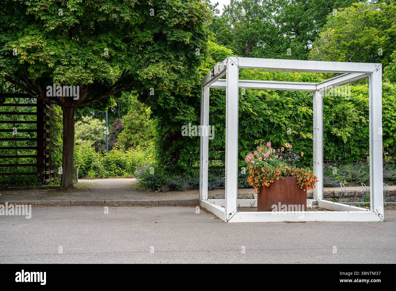 Summer n the iconic park Tradgardsforeningen on in Linkoping. This is a ...