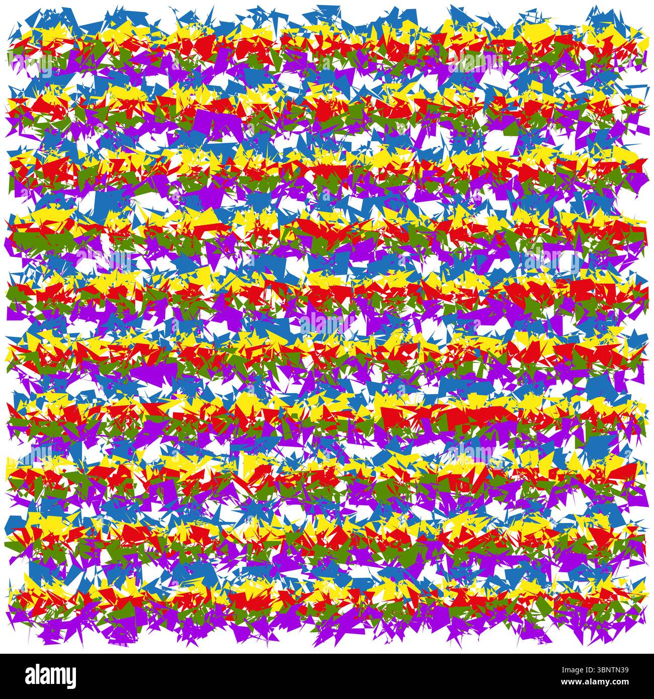 Pixel mosaic pattern. Dense rainbow vector. Vibrant noise texture. Abstract color field. Stock Vector