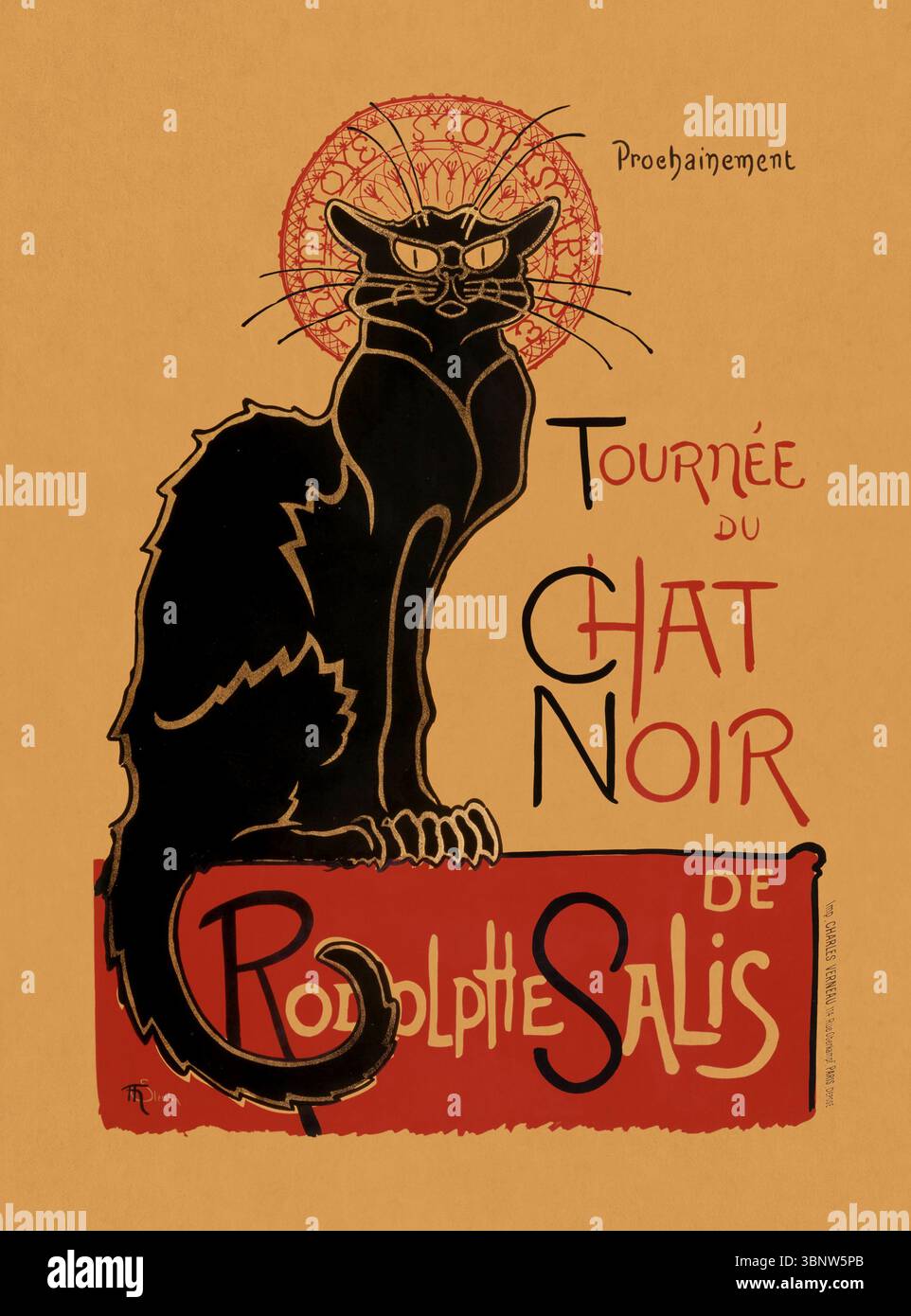 Chat noir poster hi-res stock photography and images - Alamy