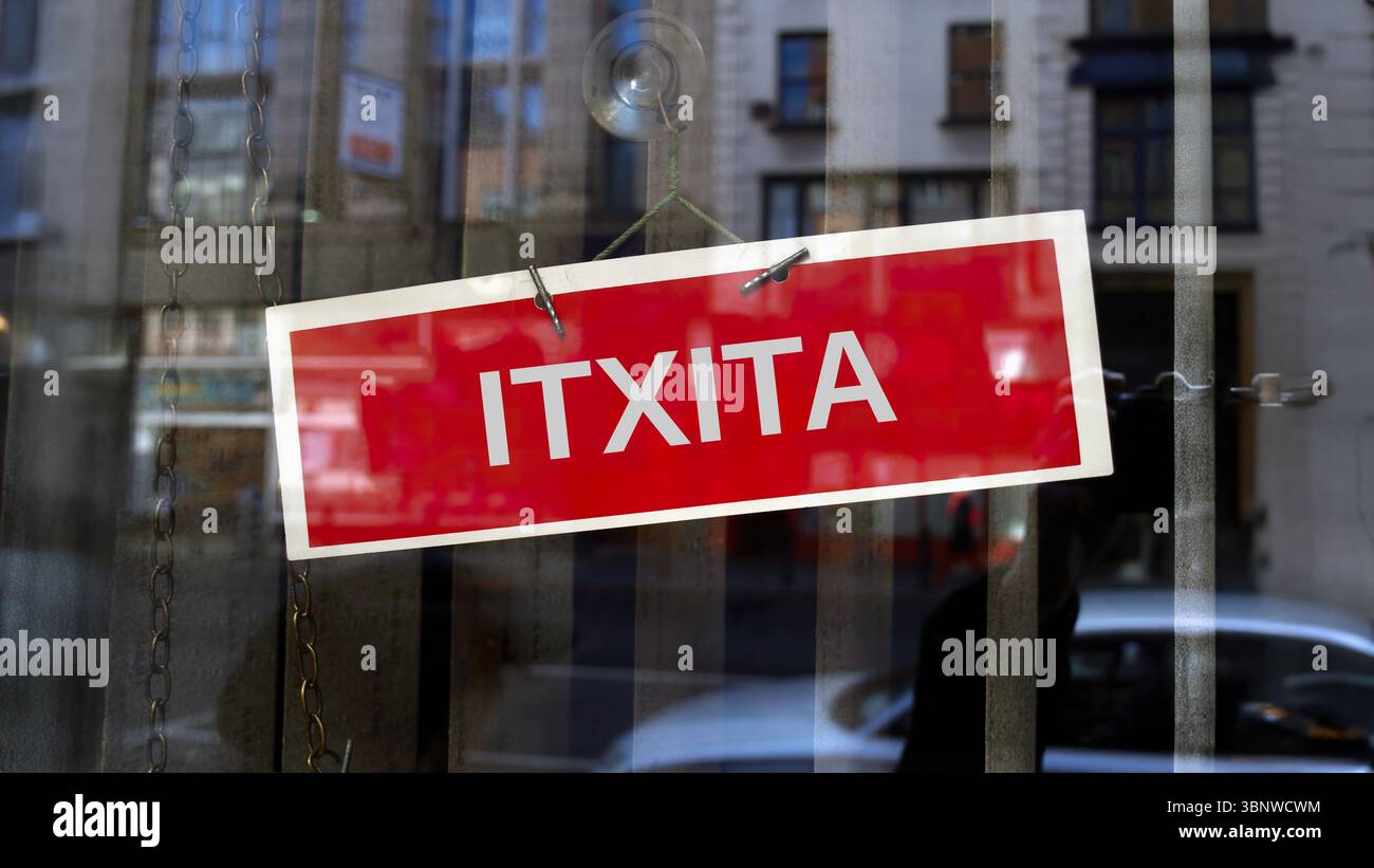 Basque Language Street Sign Basque language sign hi-res stock photography and images - Alamy