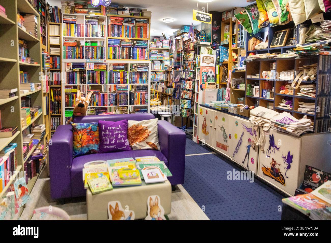 Little Acorns Bookshop, Derry, Northern Ireland Stock Photo