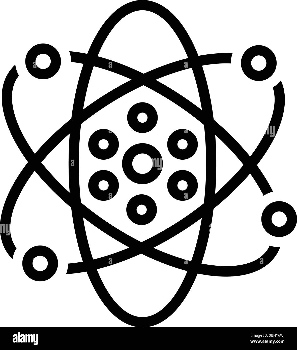 Atoms icon hi-res stock photography and images - Alamy