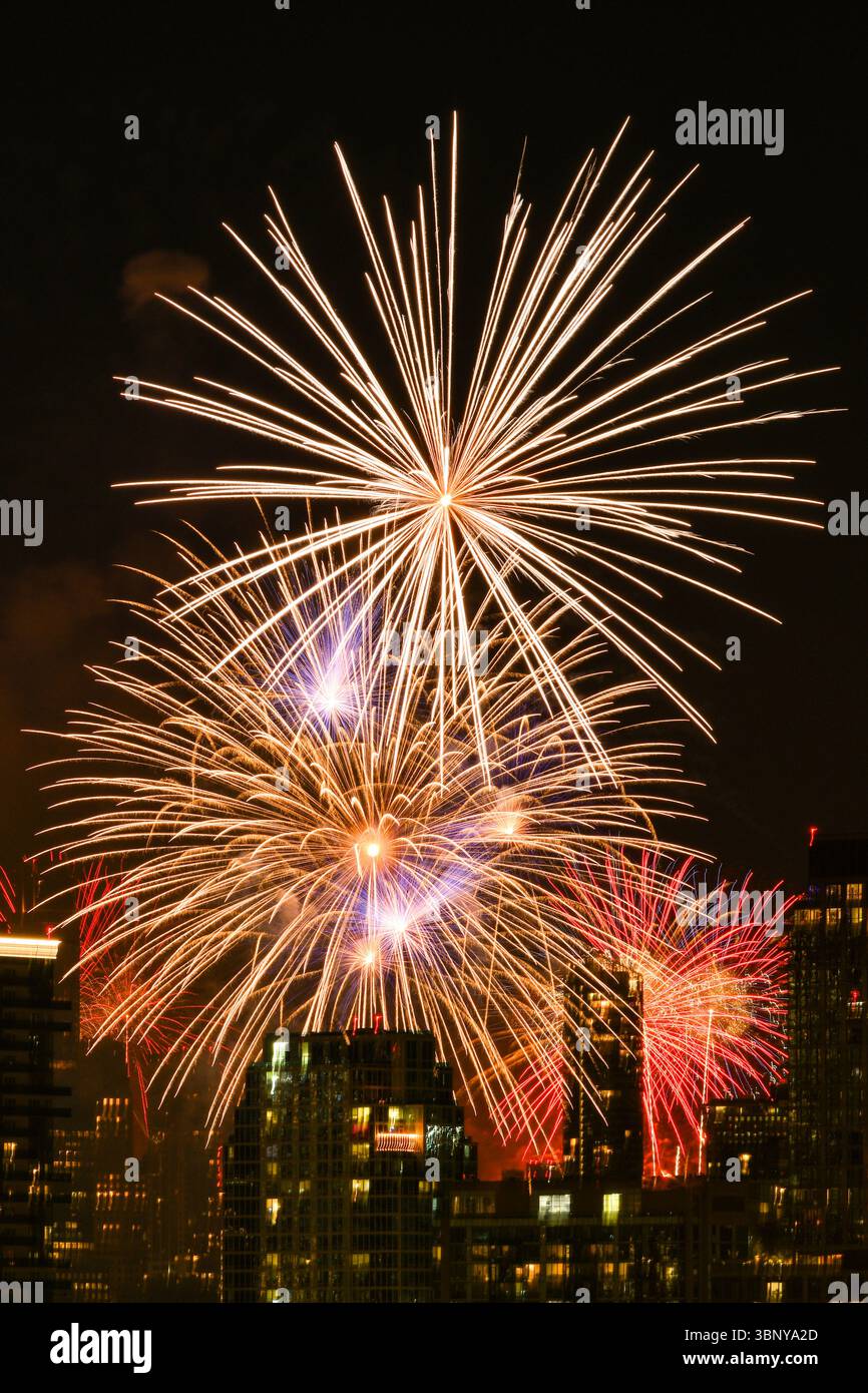 Macy’s Fourth of July 2025 fireworks spectacular in New York Stock ...