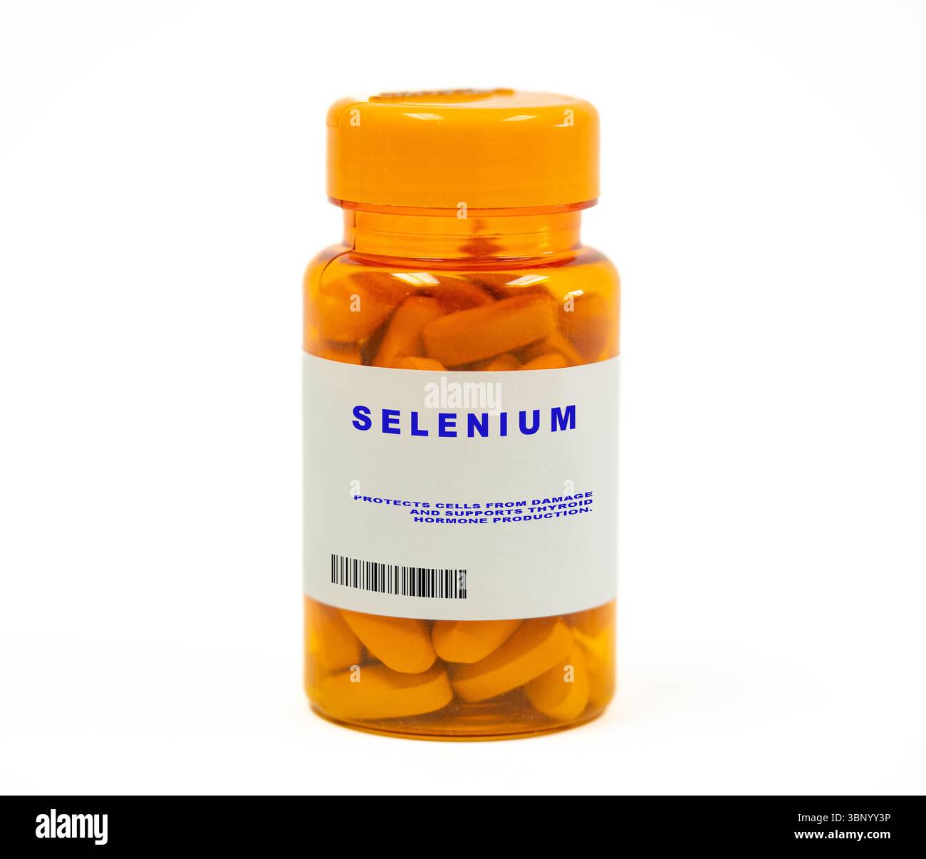 Selenium supplements. Protects cells from damage and supports thyroid ...