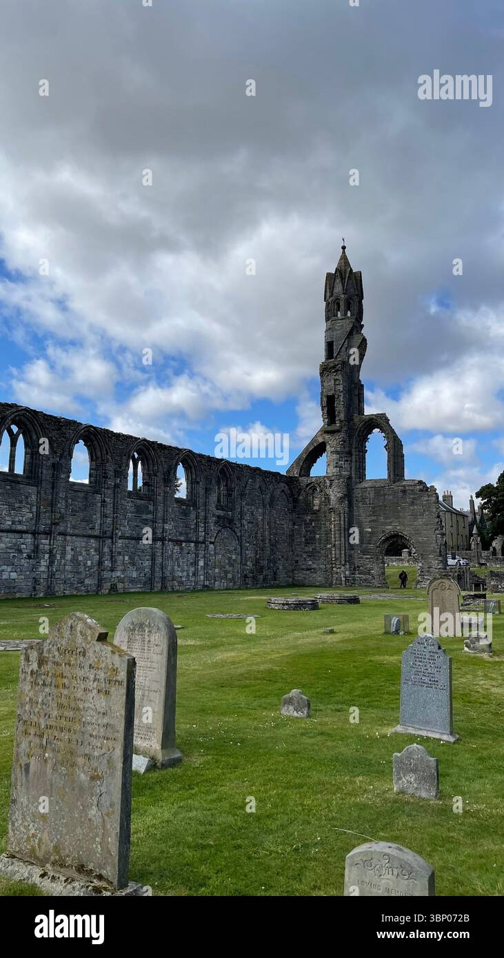 St Andrews Cathedral - Smartphone Captured Stock Image