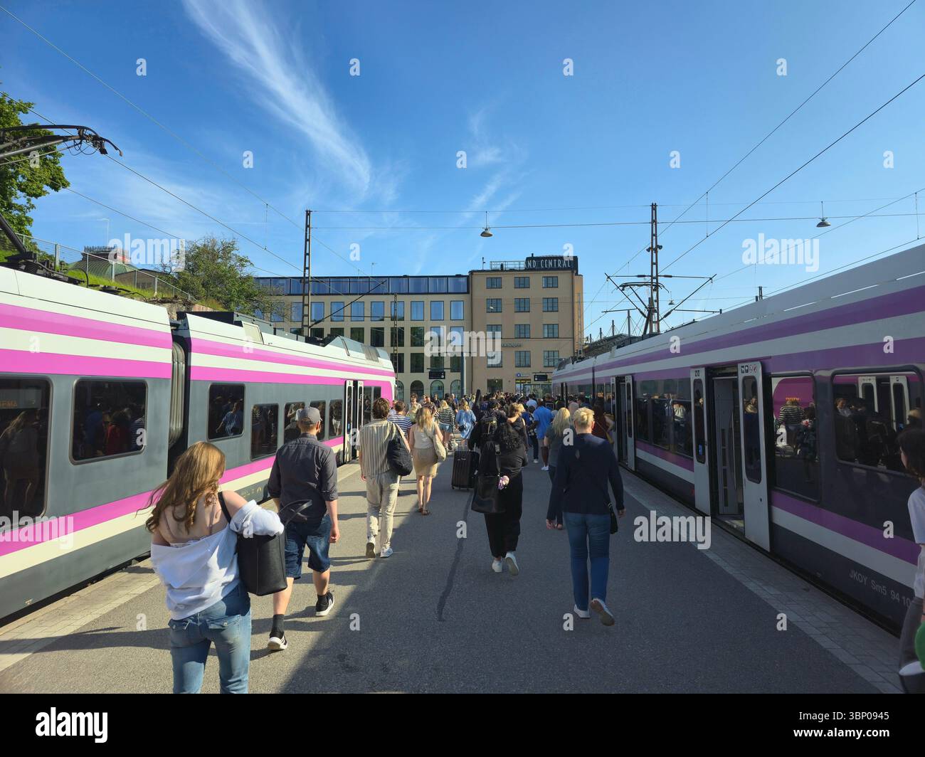 The central station in Helsinki, Finland. - Smartphone Captured Stock Image
