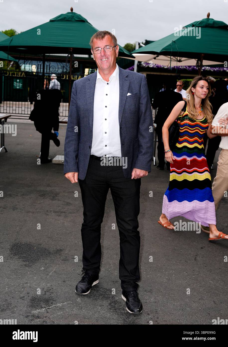 Matt Le Tissier on day six of the 2025 Wimbledon Championships at the All  England Lawn Tennis and Croquet Club, London. Picture date: Saturday July  5, 2025 Stock Photo - Alamy