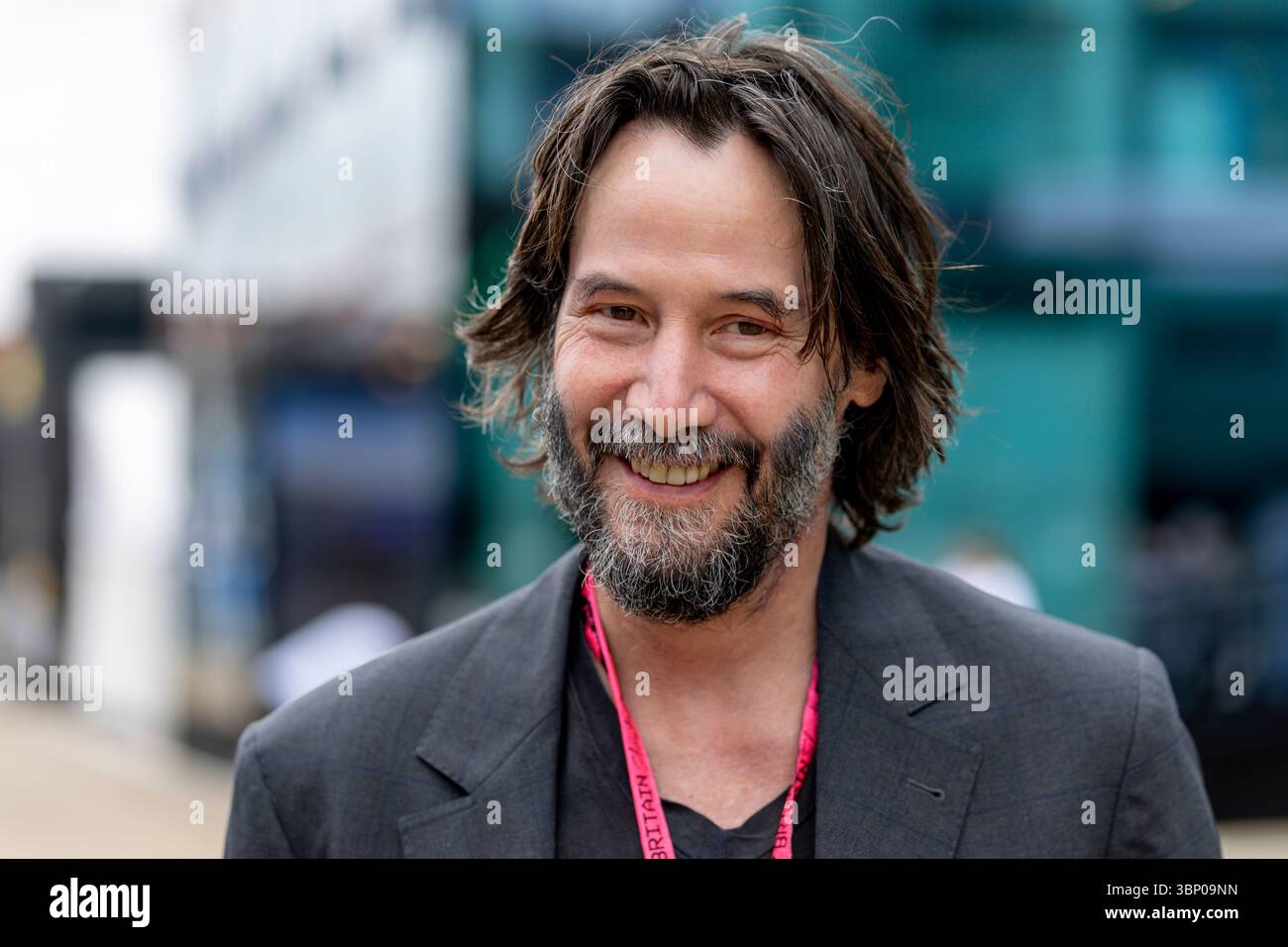 NORTHAMPTONSHIRE, ENG - JULY 05: Keanu Reeves enters the paddock before ...