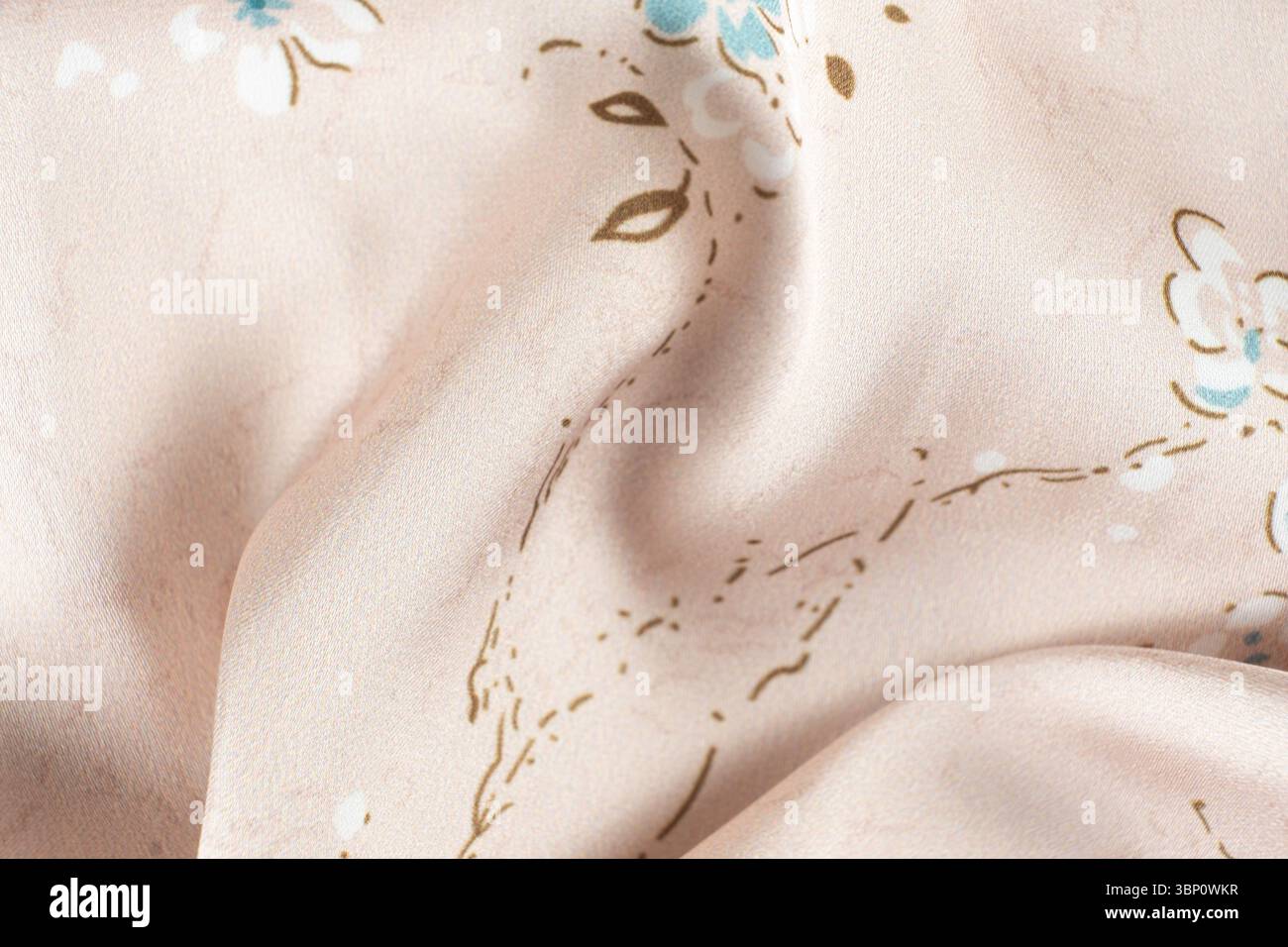 Polyester fabric with a little elastane, macro texture top view Stock Photo