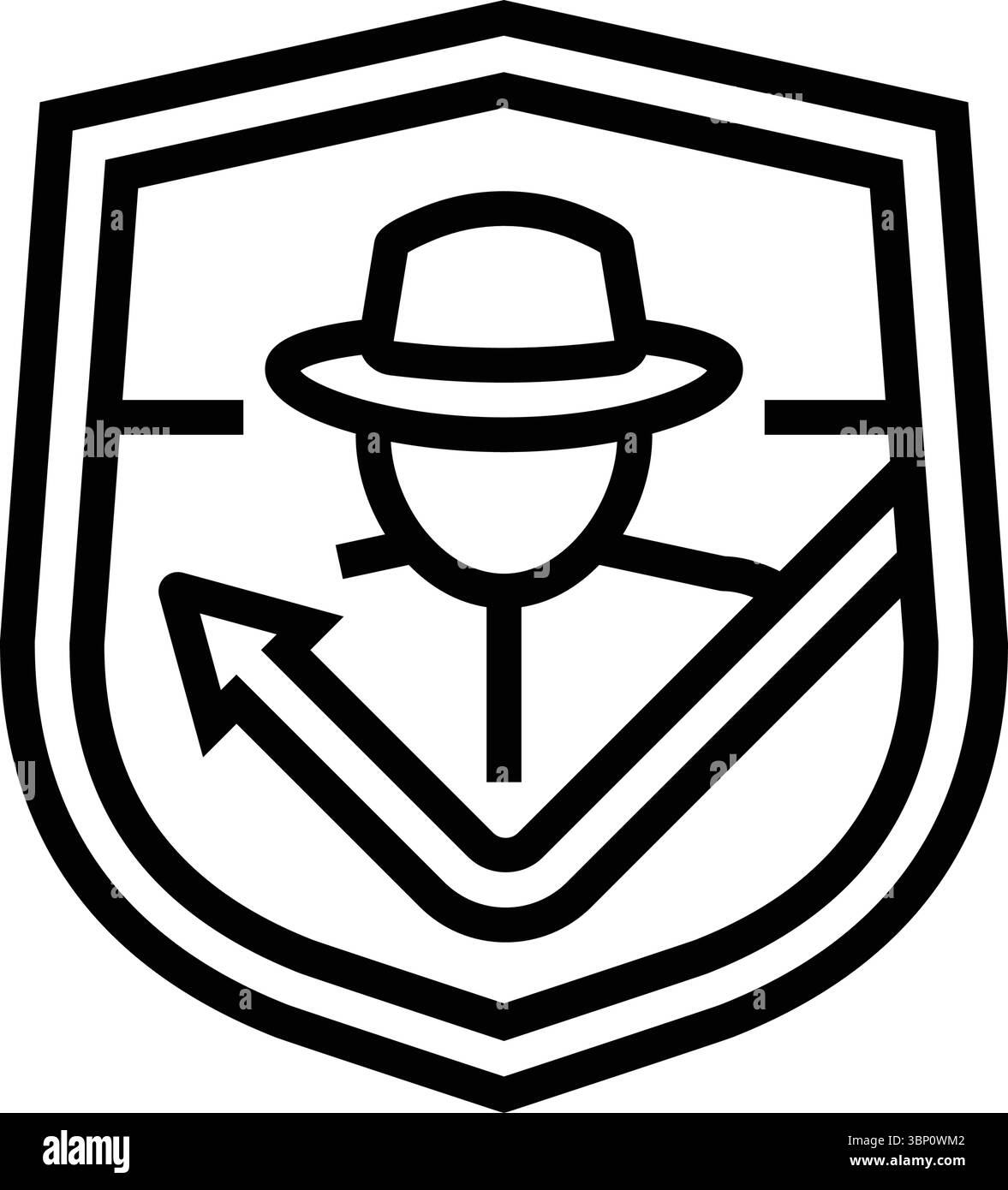 Icon anti theft Black and White Stock Photos Images Alamy