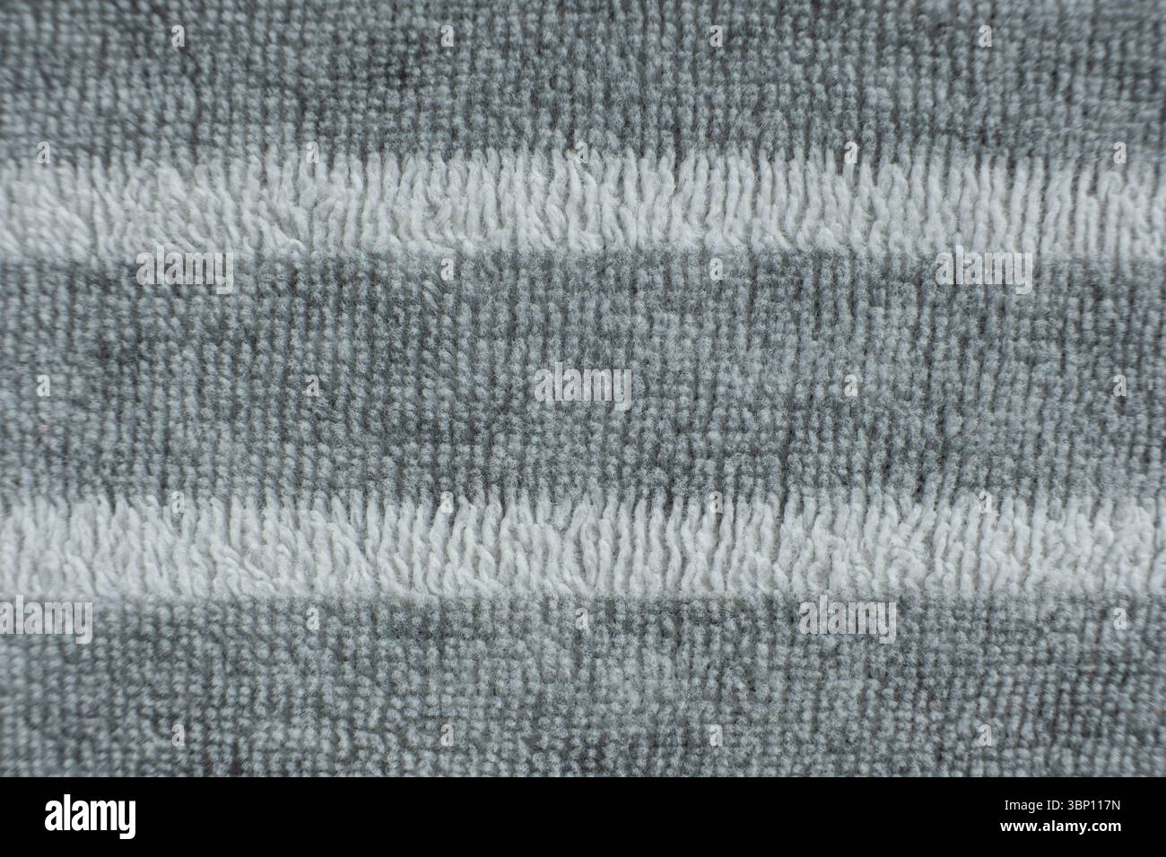 Macro texture cotton and polyester fabric top view Stock Photo