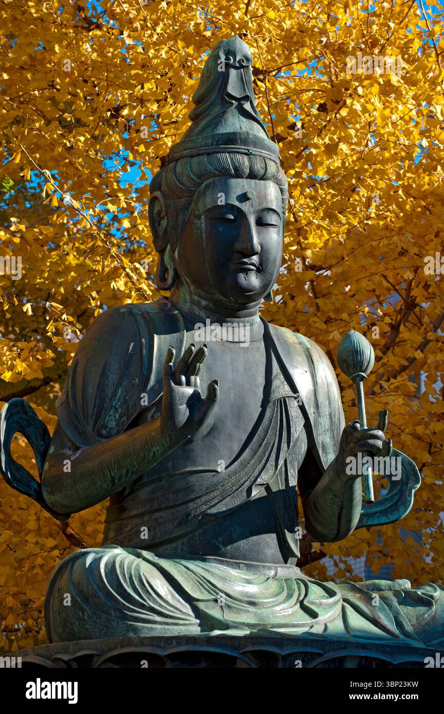 Buddha statue in sensoji temple hi-res stock photography and