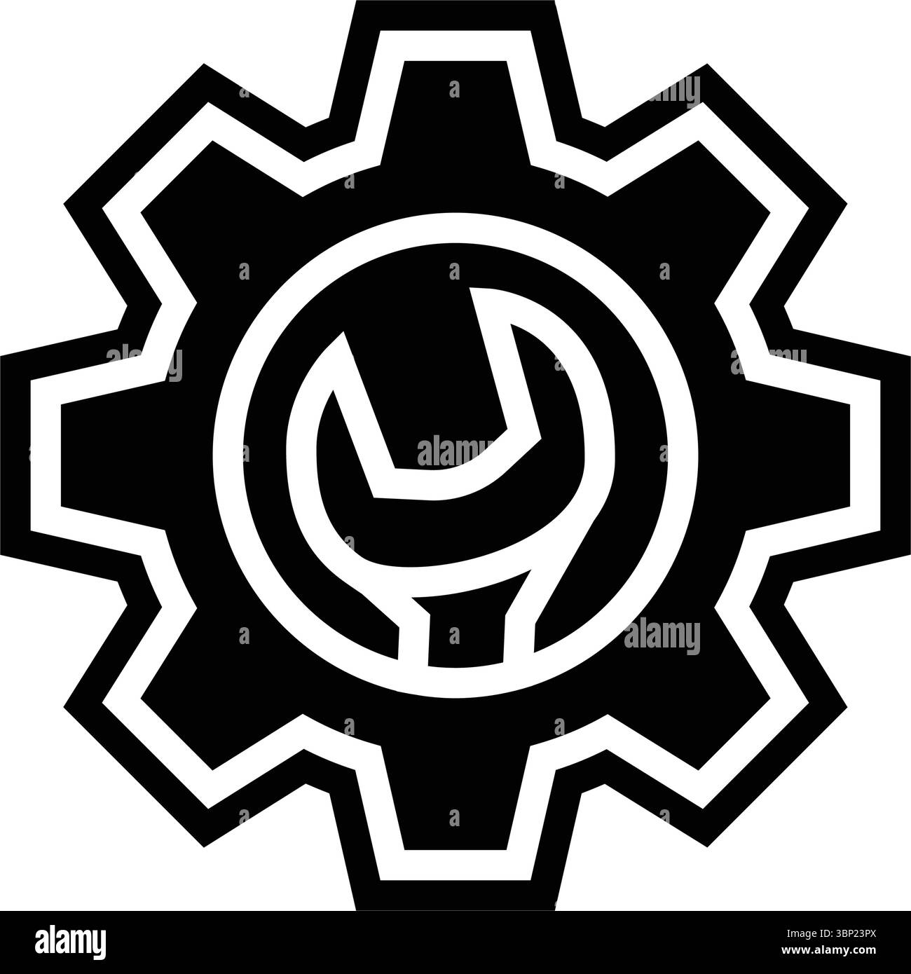 adjustable settings glyph icon vector illustration Stock Vector Image ...
