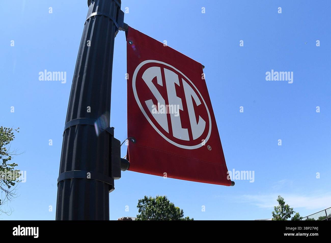 NORMAN, OK - JUNE 08: A general view of the SEC logo (Southeastern ...