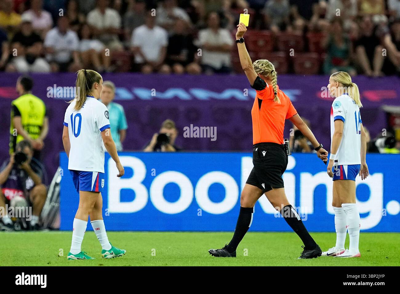 Referee Frida Klarlund Shows A Yellow Card To England s Ella Toone referee-frida-klarlund-shows-a-yellow-card-to-england-s-ella-toone