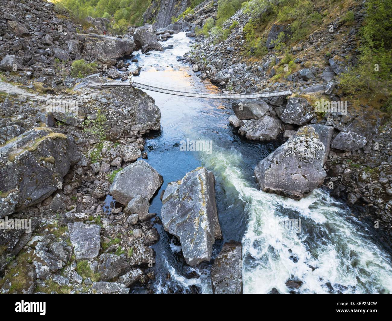 Narrow rocky gorge turbulent hi-res stock photography and images - Alamy