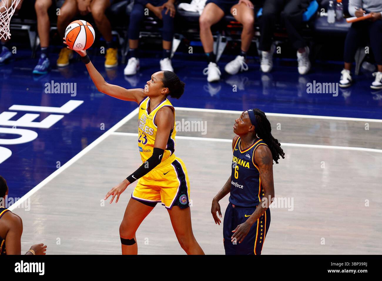 INDIANAPOLIS, IN - JULY 05: Los Angeles Sparks forward Azura Stevens ...