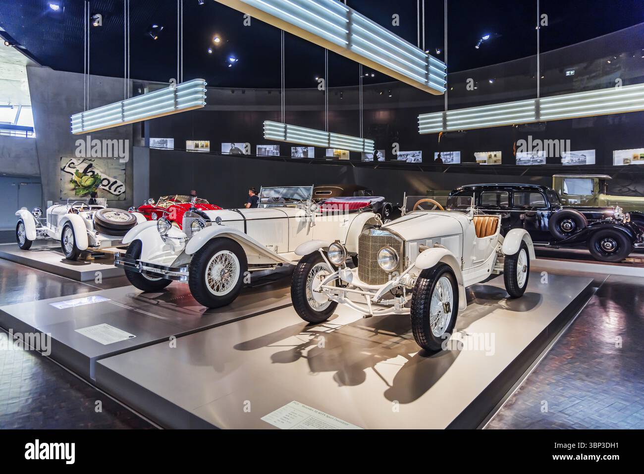 Mercedes-Benz 10-40 hp sports two-seater from 1923. The Mercedes-Benz Museum in Stuttgart presents a journey through the automotive history of the glo Stock Photo
