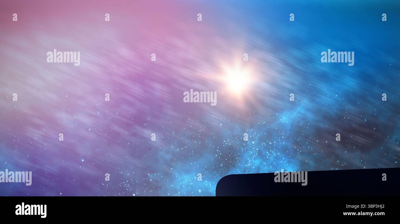 Multi colored glowing sky Stock Photo - Alamy