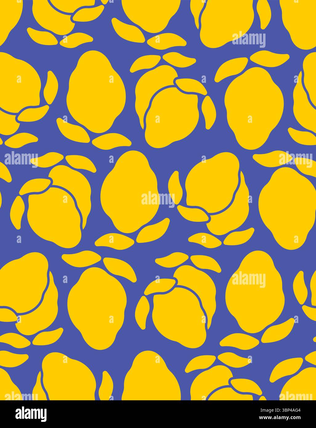 Lemon pattern seamless. Lemons background. Citrus Fruit texture Stock Vector