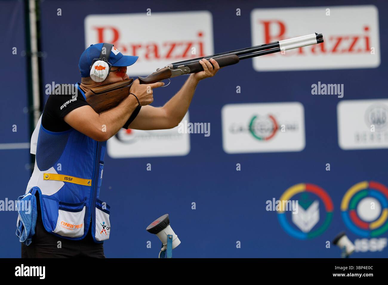Vasiliou Nicolas of Team Cyprus competes in the Shooting Skeet Men's ...