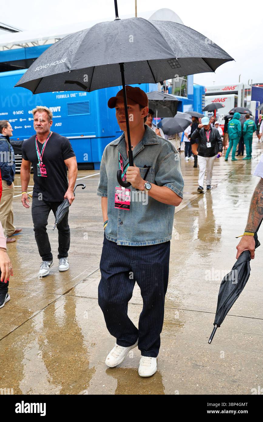 Silverstone, UK. 06th July, 2025. Tom Holland (GBR) Actor. 06.07.2025 ...