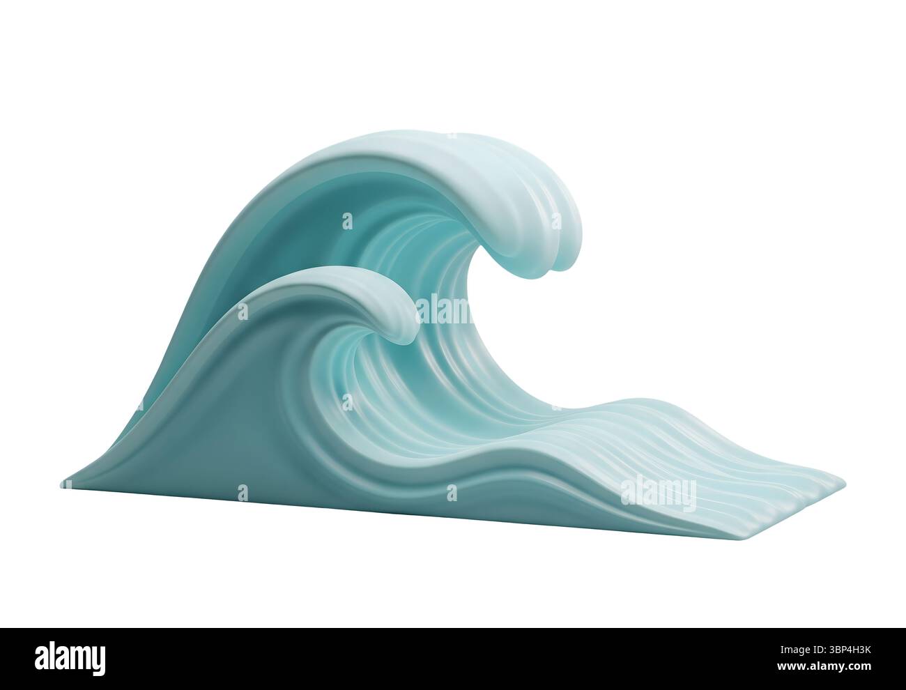 minimalist 3D rendering in a soft and smooth renderer Stock Photo - Alamy