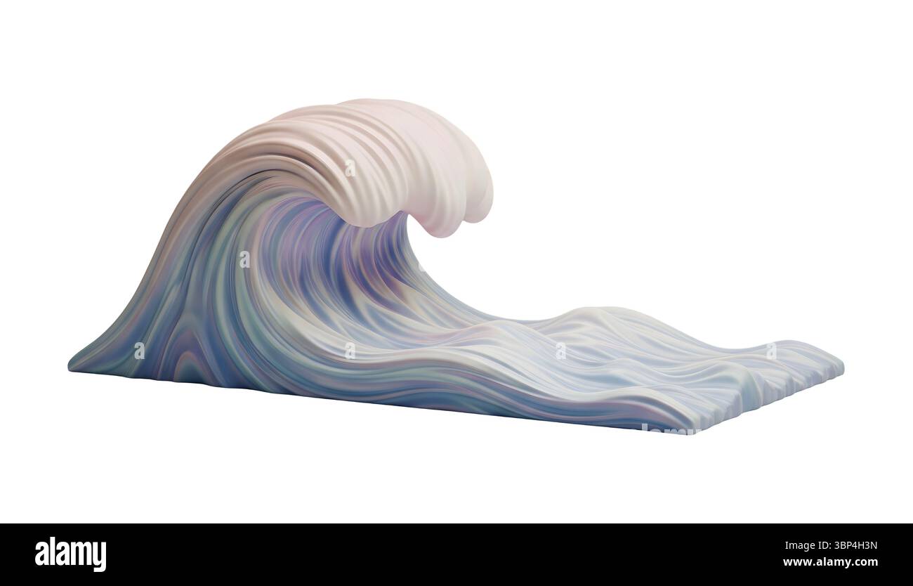 minimalist 3D rendering in a soft and smooth renderer Stock Photo - Alamy